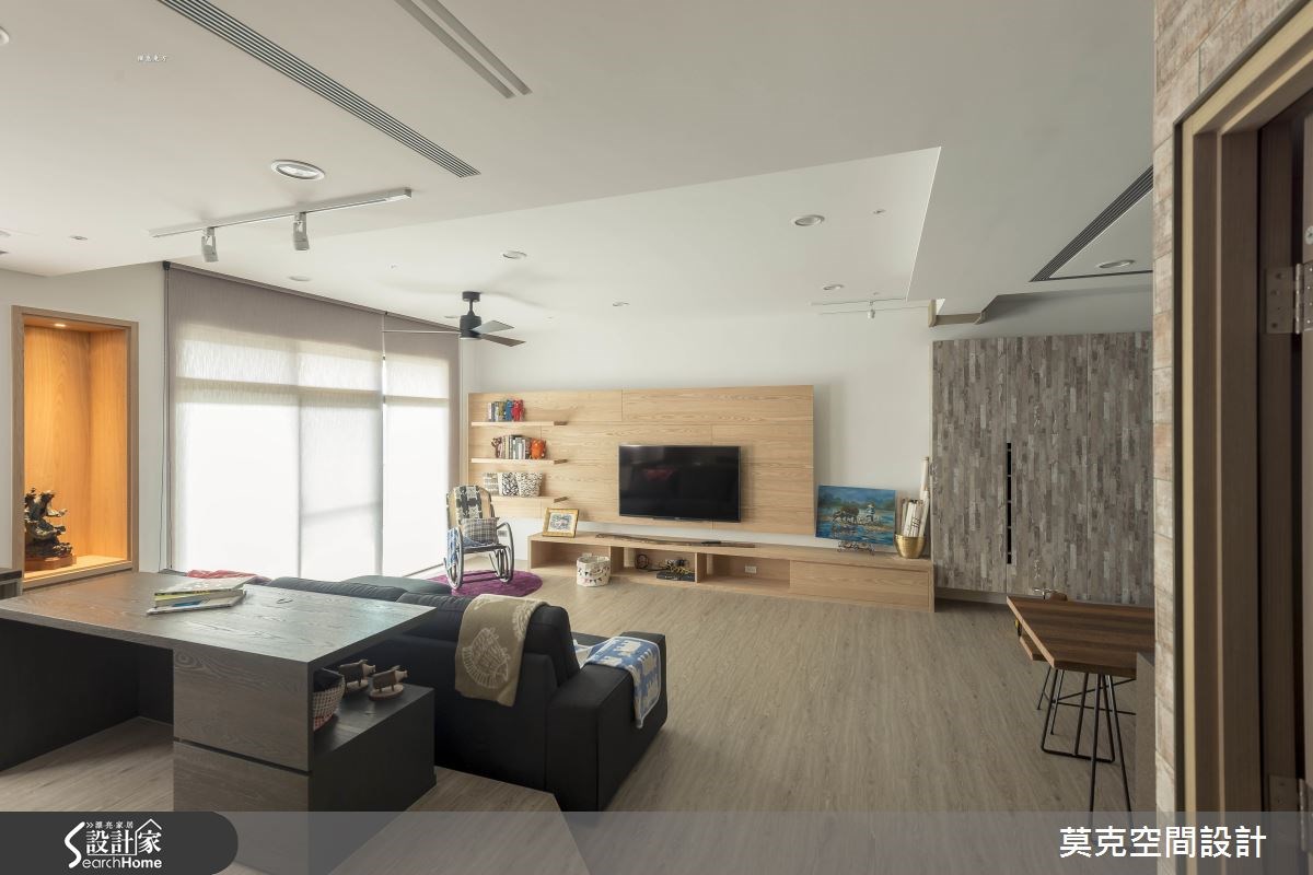 35坪新成屋(5年以下)＿北歐風客廳案例圖片＿莫克空間設計/莫國箴建築師事務所＿莫克_02之7