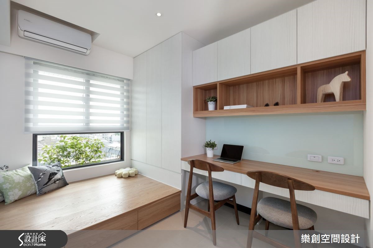 新成屋(5年以下)＿簡約風書房臥榻案例圖片＿樂創空間設計＿樂創_01之24
