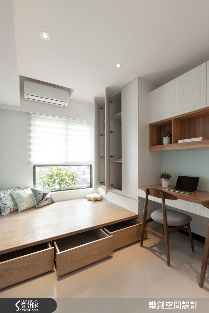 新成屋(5年以下)＿簡約風書房臥榻案例圖片＿樂創空間設計＿樂創_01之26
