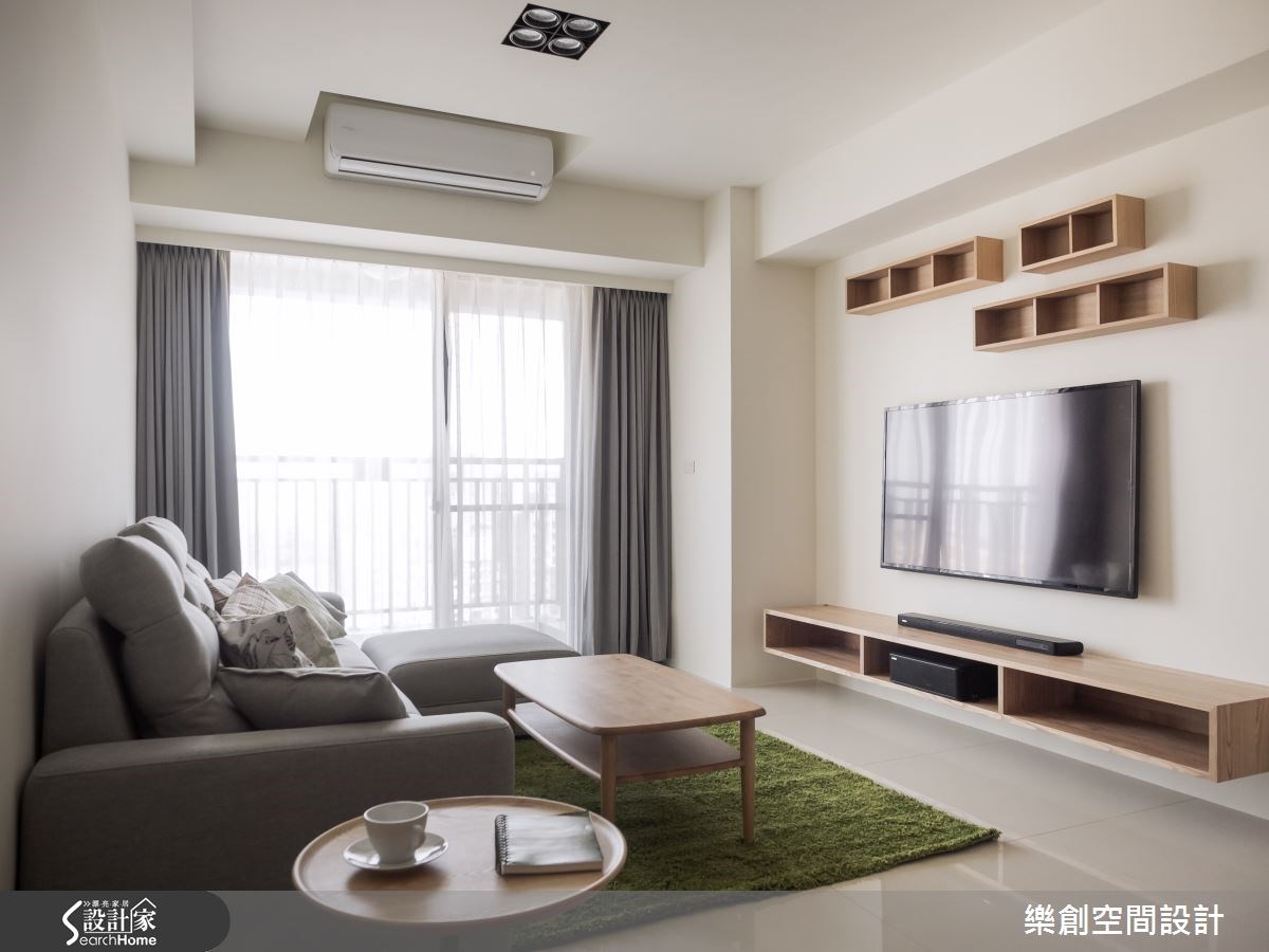 預售屋＿北歐風客廳案例圖片＿樂創空間設計＿樂創_02之1
