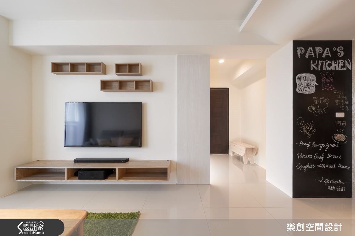 預售屋＿北歐風客廳案例圖片＿樂創空間設計＿樂創_02之3