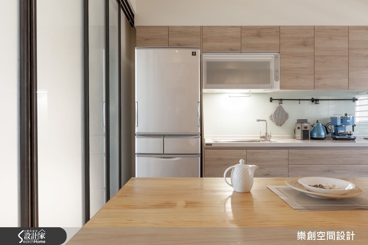 預售屋＿北歐風餐廳廚房案例圖片＿樂創空間設計＿樂創_02之14