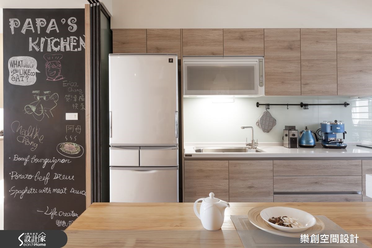 預售屋＿北歐風餐廳廚房案例圖片＿樂創空間設計＿樂創_02之17