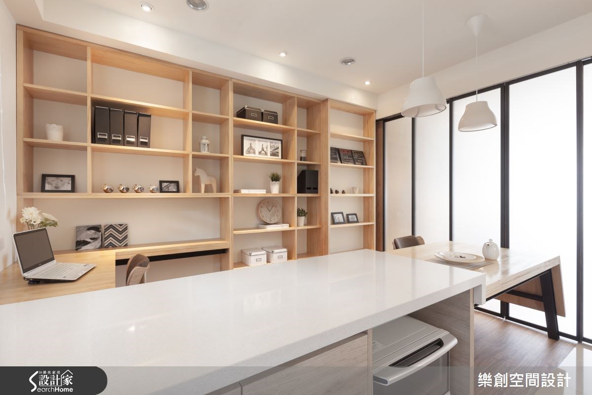 預售屋＿北歐風吧檯書房案例圖片＿樂創空間設計＿樂創_02之18