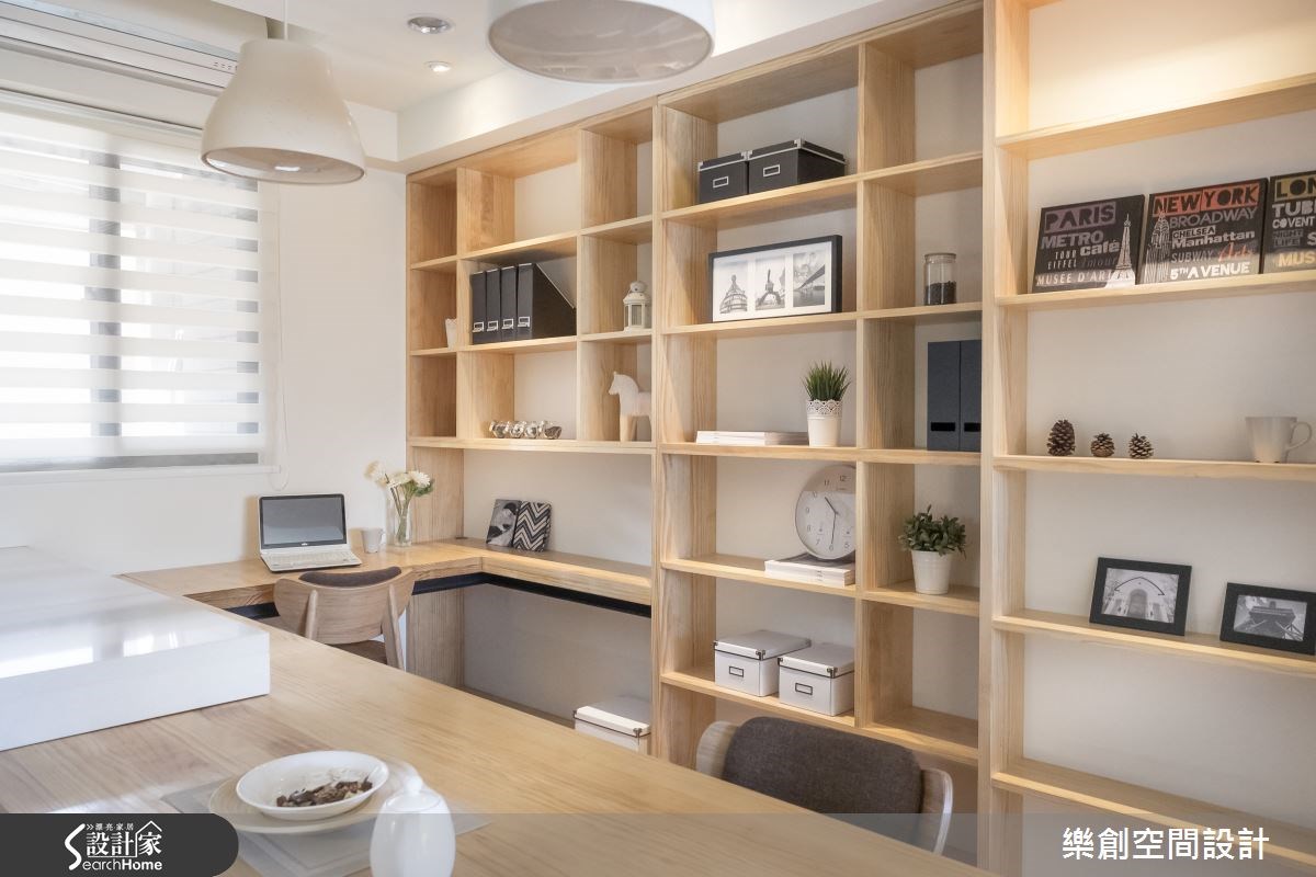 預售屋＿北歐風書房案例圖片＿樂創空間設計＿樂創_02之24