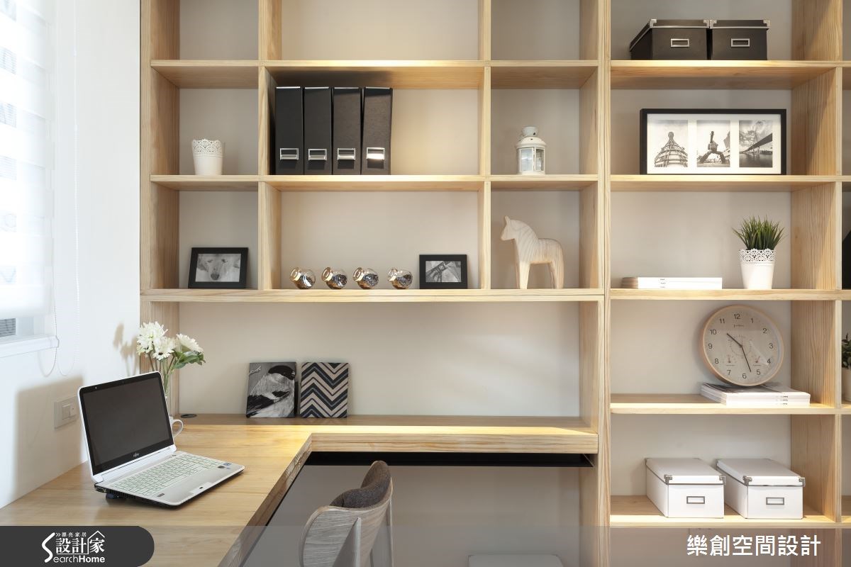 預售屋＿北歐風書房案例圖片＿樂創空間設計＿樂創_02之25