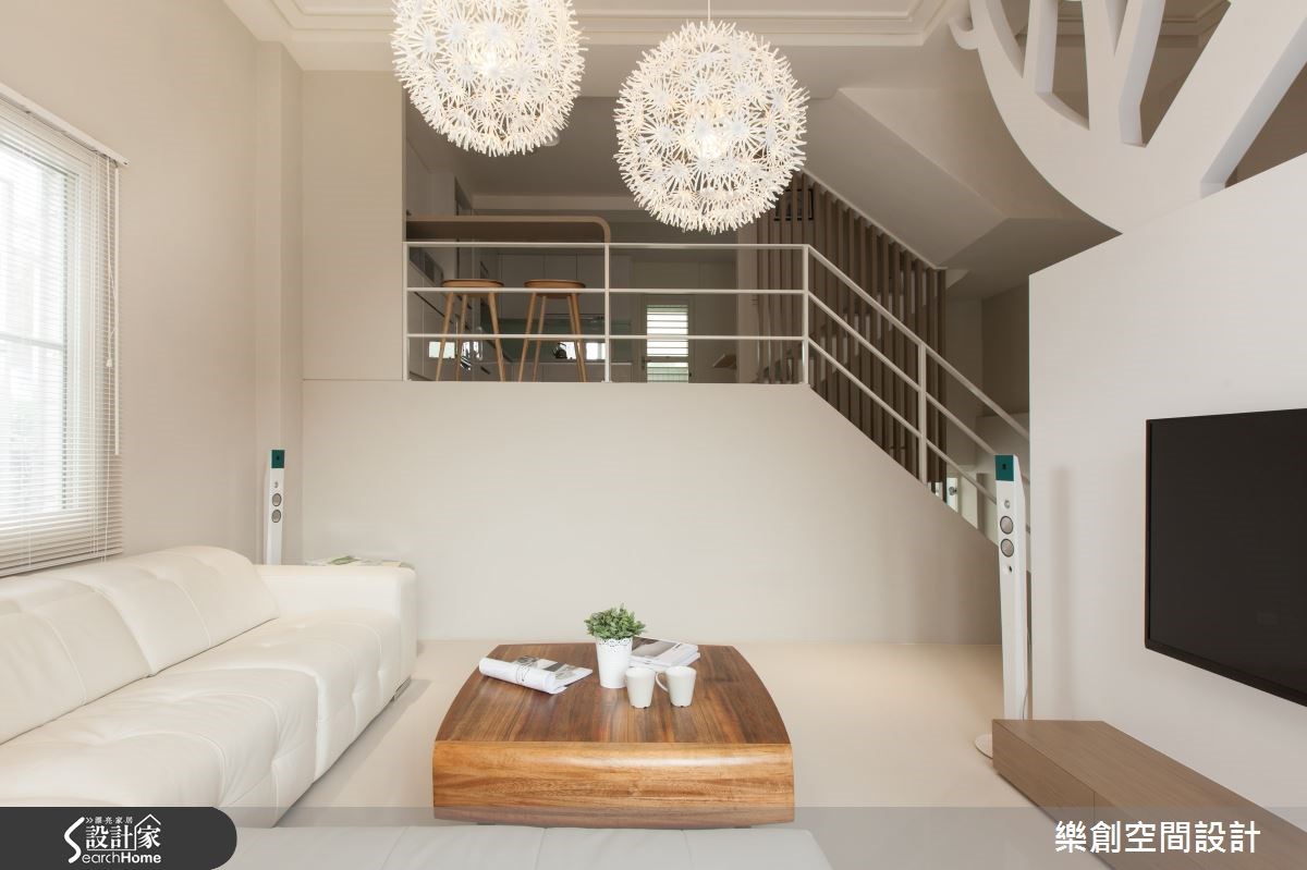 老屋(16~30年)＿北歐風客廳吧檯案例圖片＿樂創空間設計＿樂創_03之9