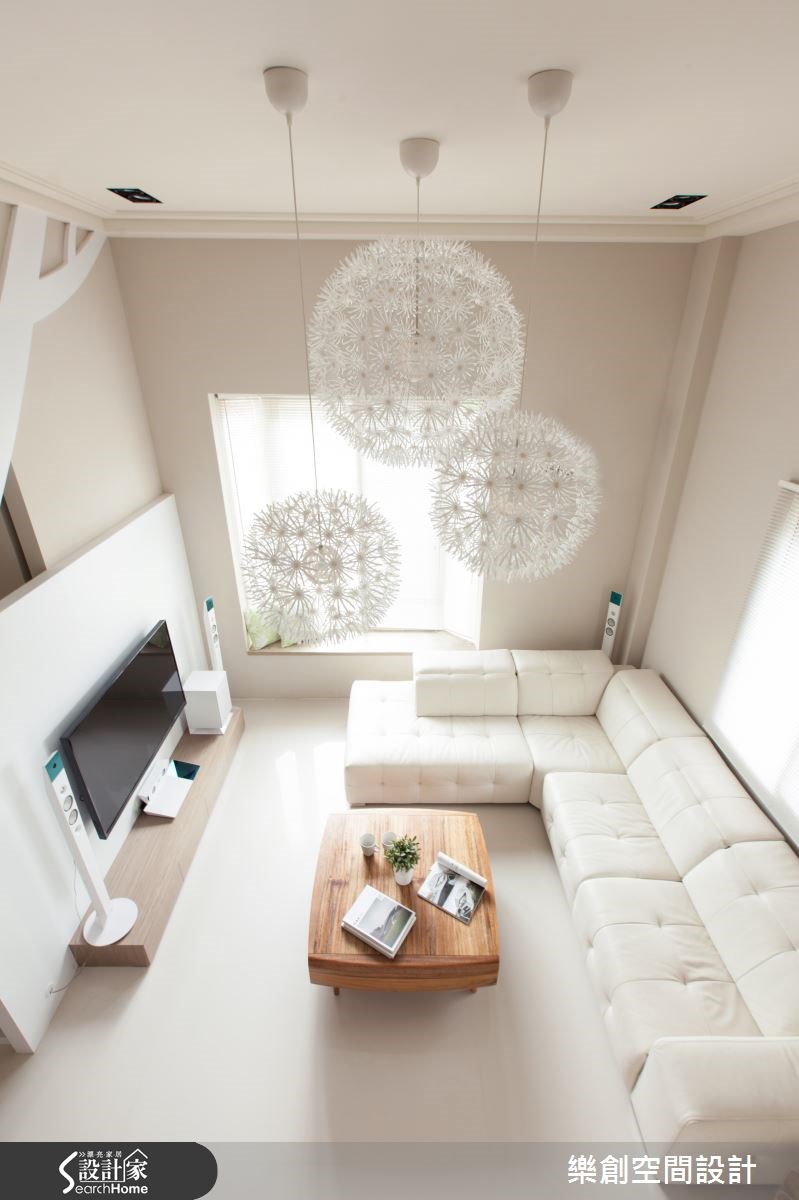 老屋(16~30年)＿北歐風客廳臥榻案例圖片＿樂創空間設計＿樂創_03之14