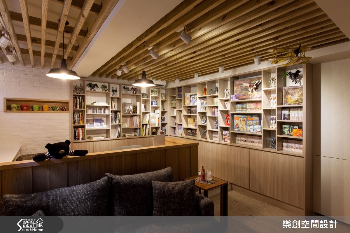 老屋(16~30年)＿北歐風書房案例圖片＿樂創空間設計＿樂創_03之27