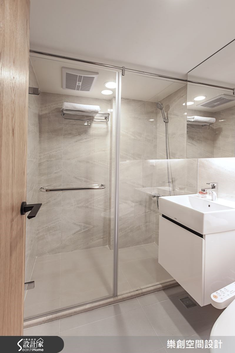 老屋(16~30年)＿北歐風浴室案例圖片＿樂創空間設計＿樂創_03之48