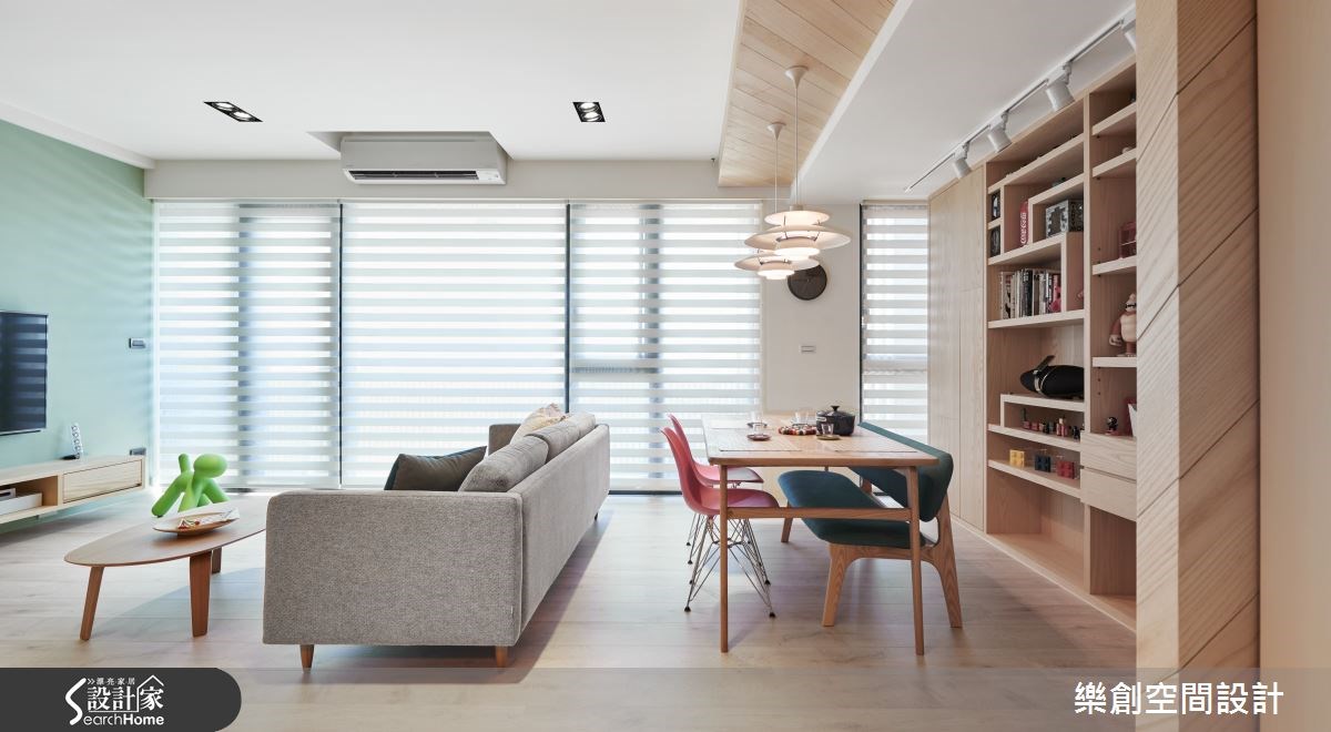 新成屋(5年以下)＿北歐風客廳餐廳書房案例圖片＿樂創空間設計＿樂創_04之7