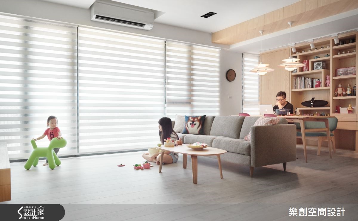 新成屋(5年以下)＿北歐風客廳書房案例圖片＿樂創空間設計＿樂創_04之9