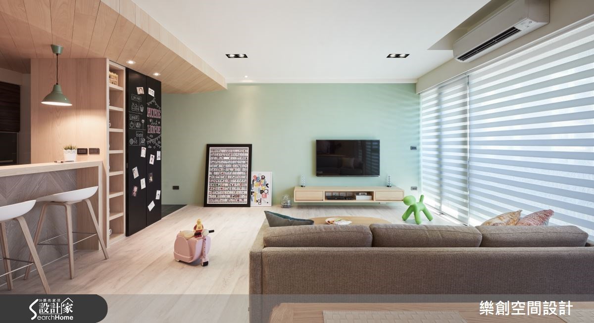 新成屋(5年以下)＿北歐風客廳吧檯案例圖片＿樂創空間設計＿樂創_04之19