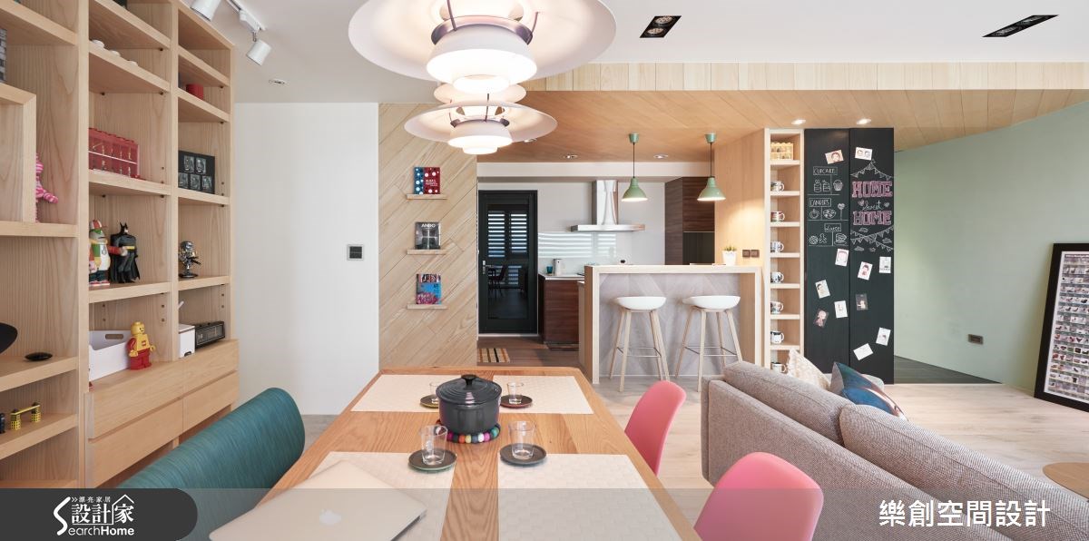 新成屋(5年以下)＿北歐風餐廳吧檯書房案例圖片＿樂創空間設計＿樂創_04之21