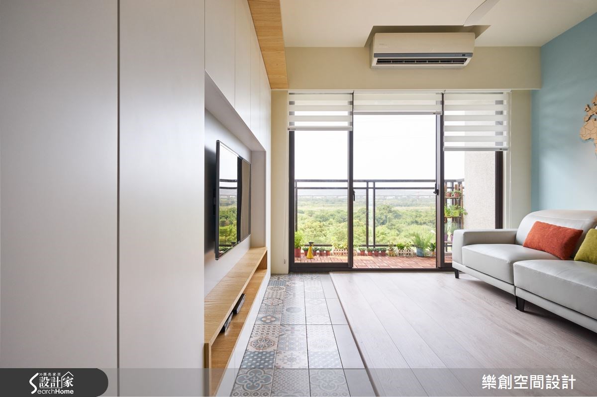 20坪新成屋(5年以下)＿北歐風客廳案例圖片＿樂創空間設計＿樂創_05之2