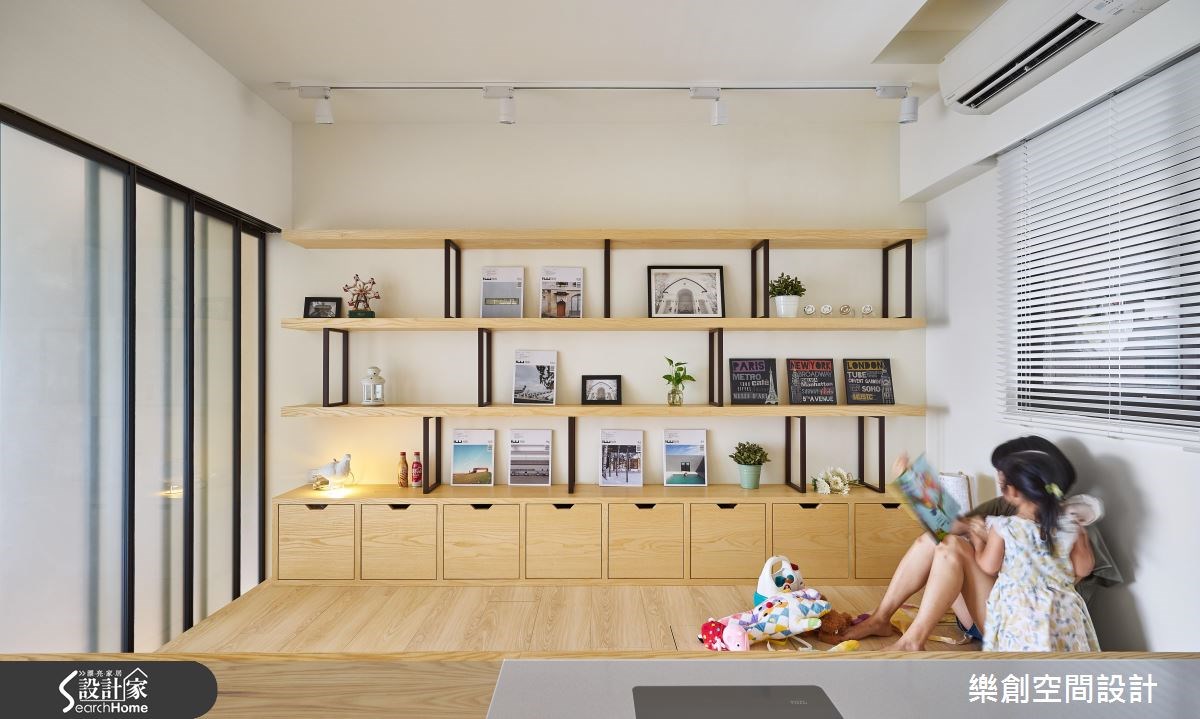 20坪新成屋(5年以下)＿北歐風書房案例圖片＿樂創空間設計＿樂創_05之18