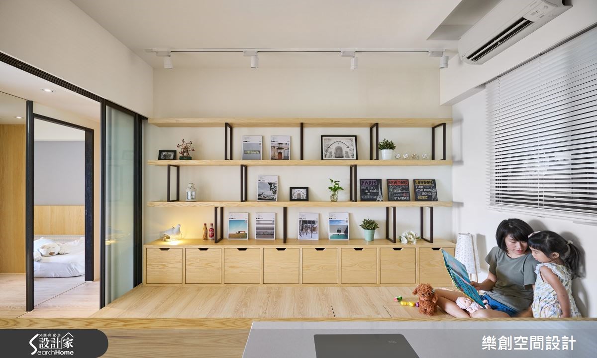 20坪新成屋(5年以下)＿北歐風書房案例圖片＿樂創空間設計＿樂創_05之19