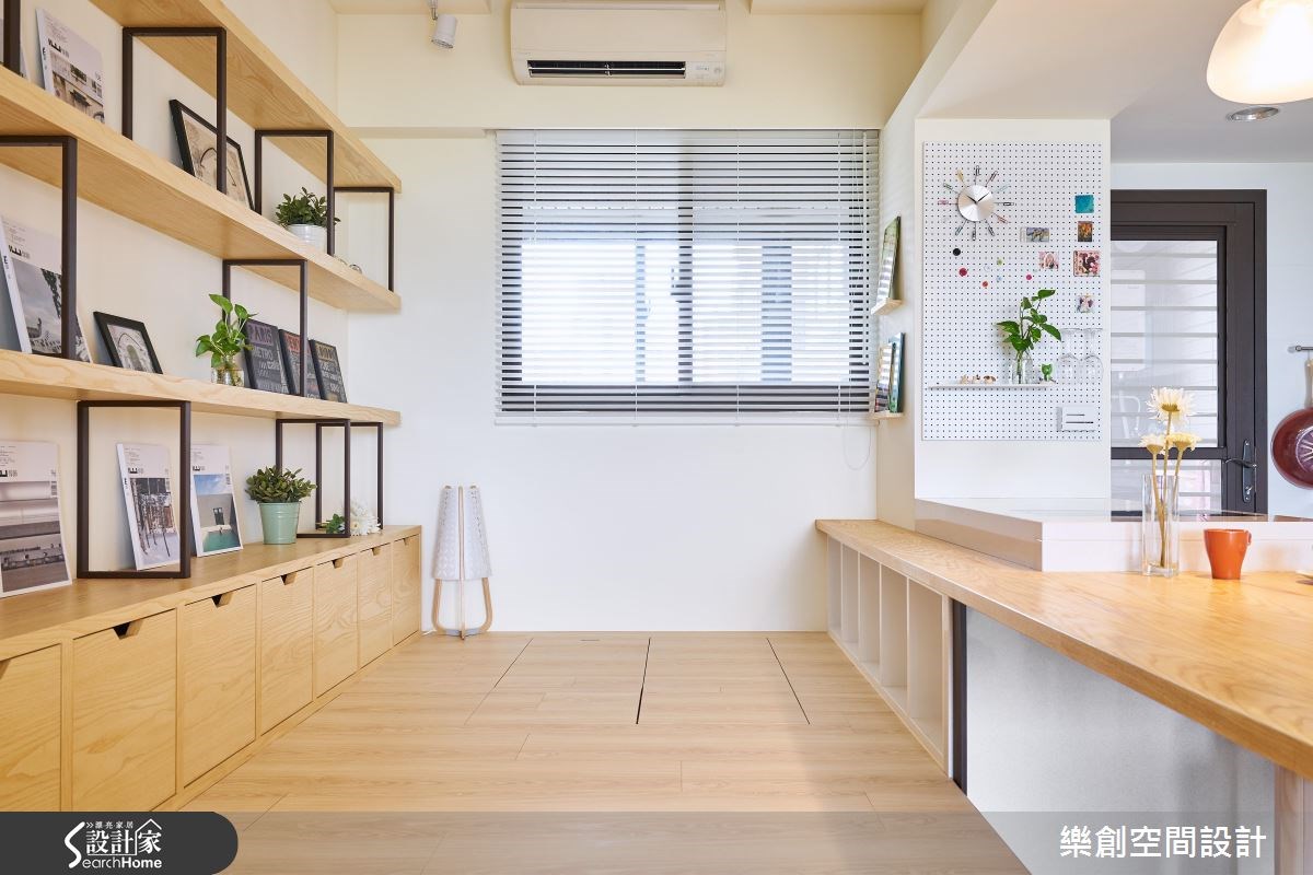 20坪新成屋(5年以下)＿北歐風書房案例圖片＿樂創空間設計＿樂創_05之20