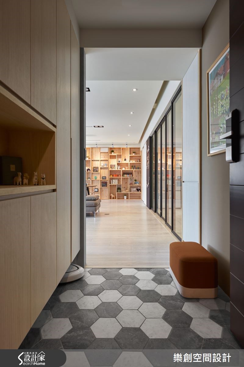 新成屋(5年以下)＿北歐風玄關案例圖片＿樂創空間設計＿樂創_06之1