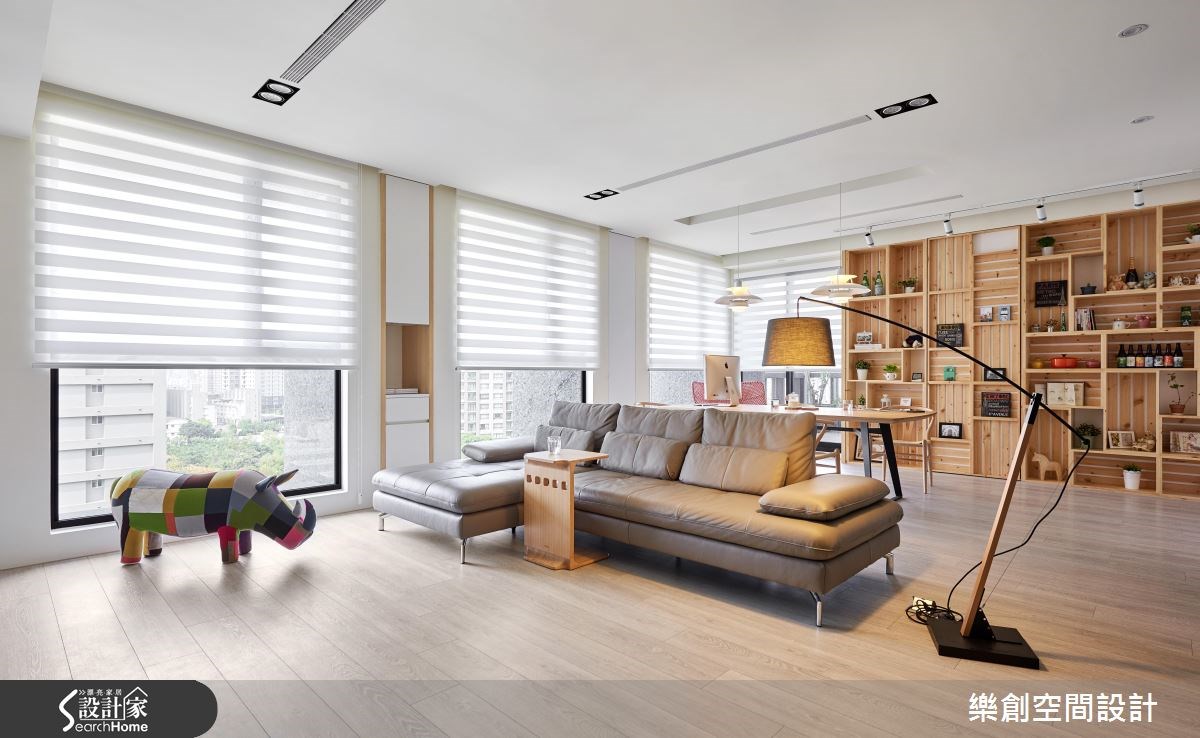 新成屋(5年以下)＿北歐風客廳案例圖片＿樂創空間設計＿樂創_06之5