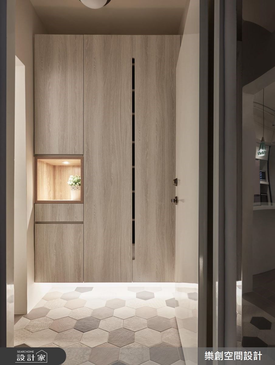 22坪老屋(16~30年)＿北歐風玄關案例圖片＿樂創空間設計＿樂創_08之1