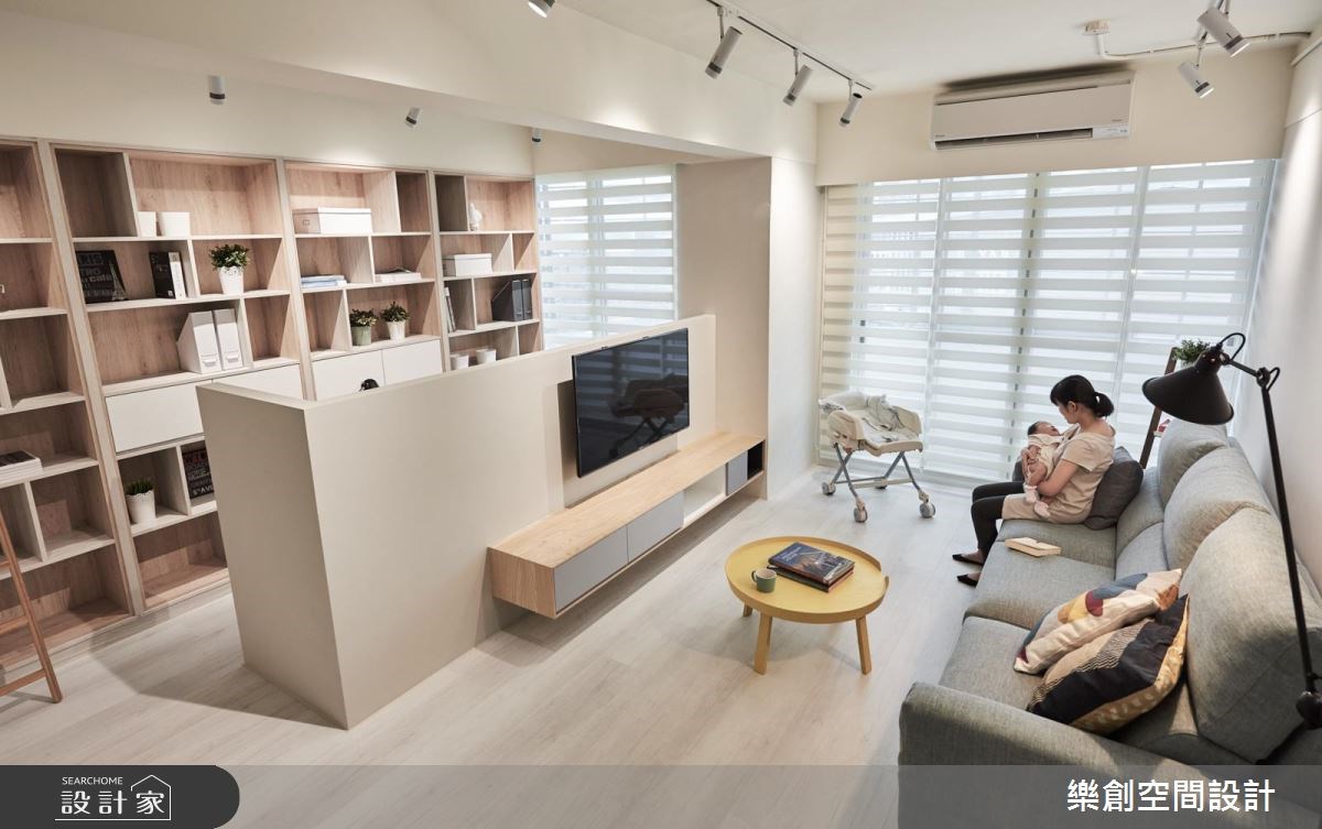 22坪老屋(16~30年)＿北歐風客廳案例圖片＿樂創空間設計＿樂創_08之14