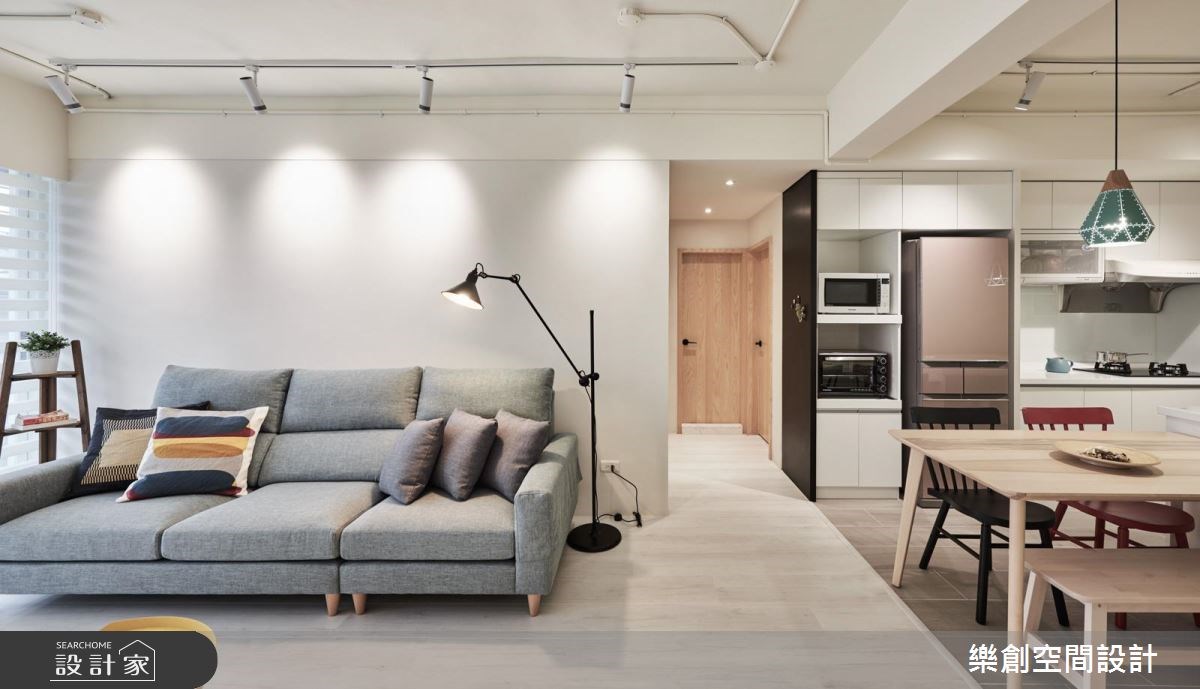 22坪老屋(16~30年)＿北歐風客廳案例圖片＿樂創空間設計＿樂創_08之15