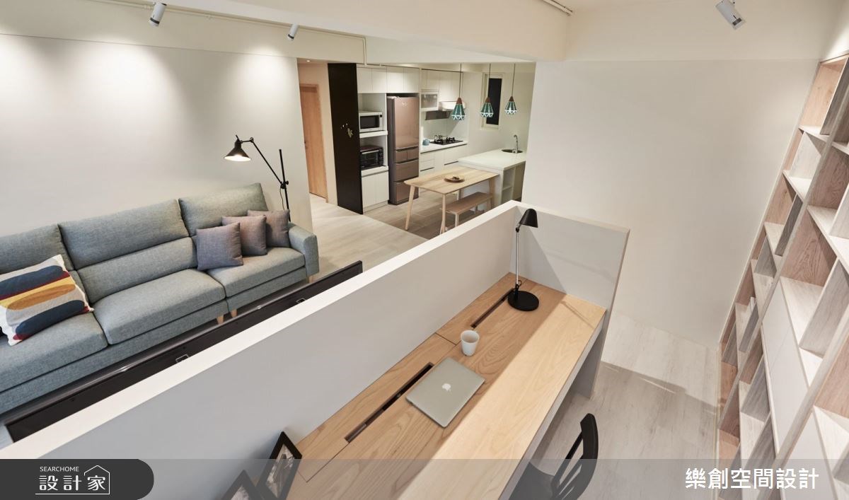 22坪老屋(16~30年)＿北歐風客廳工作區案例圖片＿樂創空間設計＿樂創_08之16