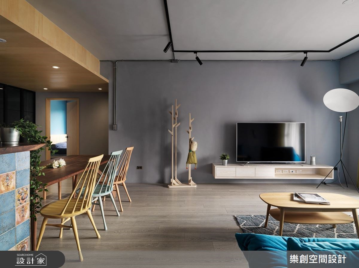 老屋(16~30年)＿混搭風客廳案例圖片＿樂創空間設計＿樂創_10之3