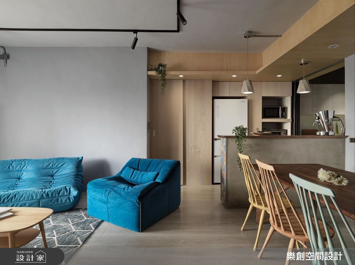 老屋(16~30年)＿混搭風客廳案例圖片＿樂創空間設計＿樂創_10之8