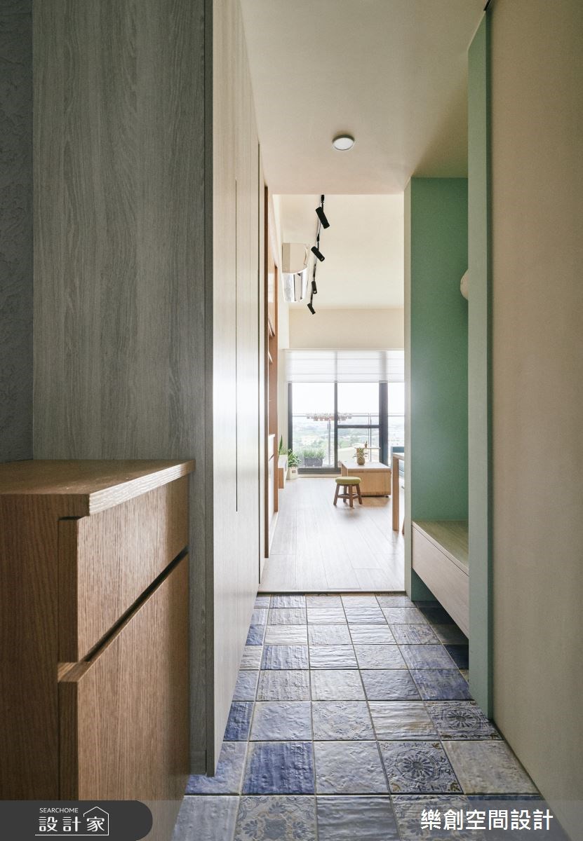 20坪新成屋(5年以下)＿北歐風玄關案例圖片＿樂創空間設計＿樂創_11之1