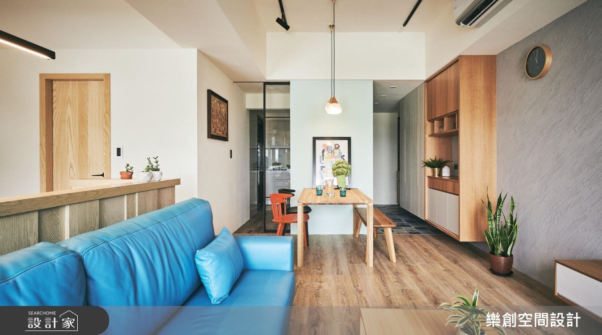 20坪新成屋(5年以下)＿北歐風客廳案例圖片＿樂創空間設計＿樂創_11之4