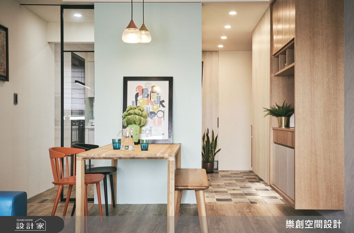 20坪新成屋(5年以下)＿北歐風餐廳案例圖片＿樂創空間設計＿樂創_11之5