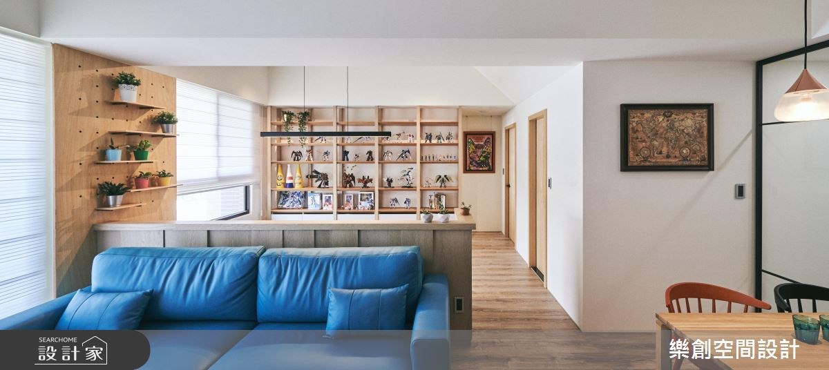 20坪新成屋(5年以下)＿北歐風客廳案例圖片＿樂創空間設計＿樂創_11之6