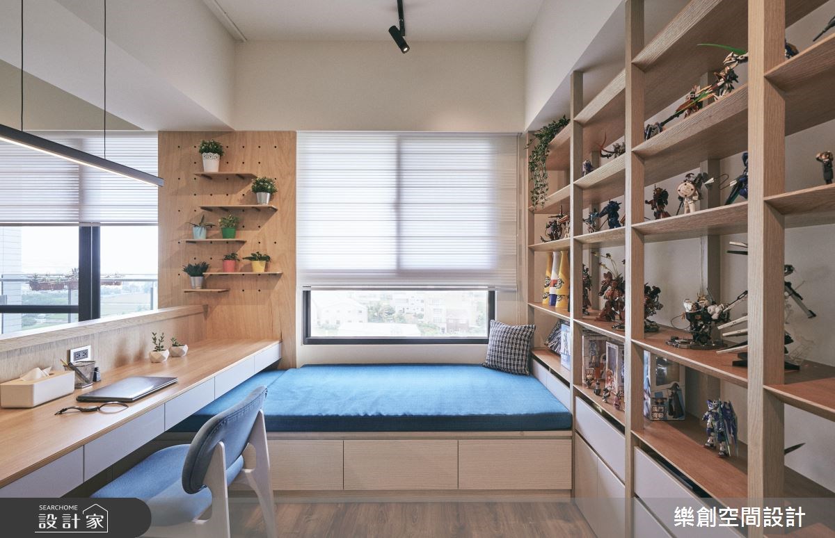 20坪新成屋(5年以下)＿北歐風工作區臥榻案例圖片＿樂創空間設計＿樂創_11之9