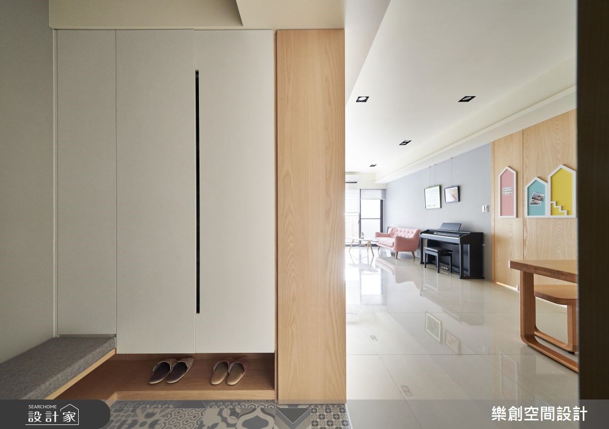 新成屋(5年以下)＿北歐風玄關案例圖片＿樂創空間設計＿樂創_12之1