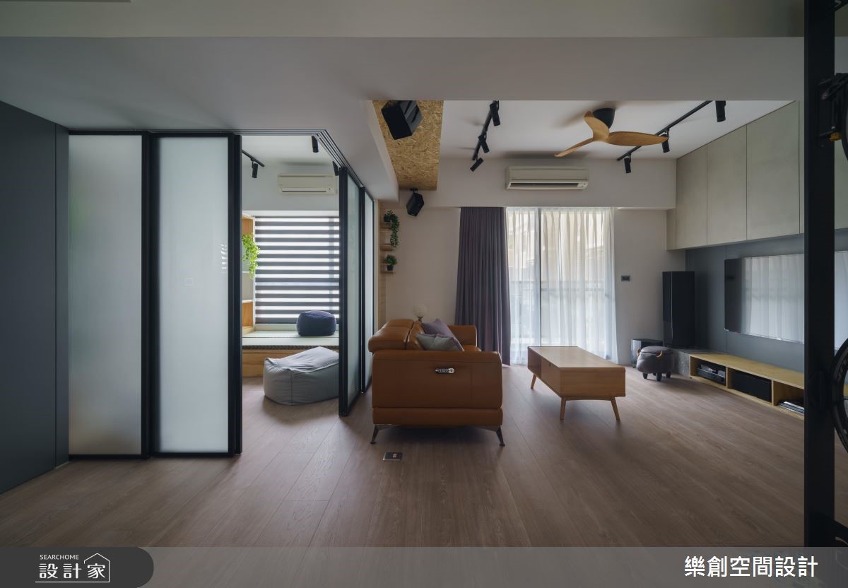 新成屋(5年以下)＿工業風客廳臥榻案例圖片＿樂創空間設計＿樂創_13之7205