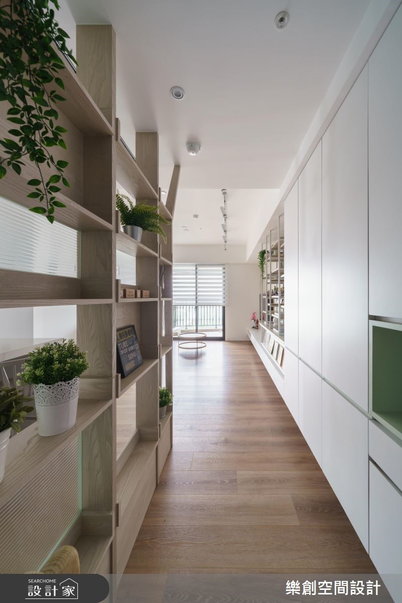 預售屋＿北歐風玄關走廊案例圖片＿樂創空間設計＿樂創_14台中。NaNa&Allen House之1