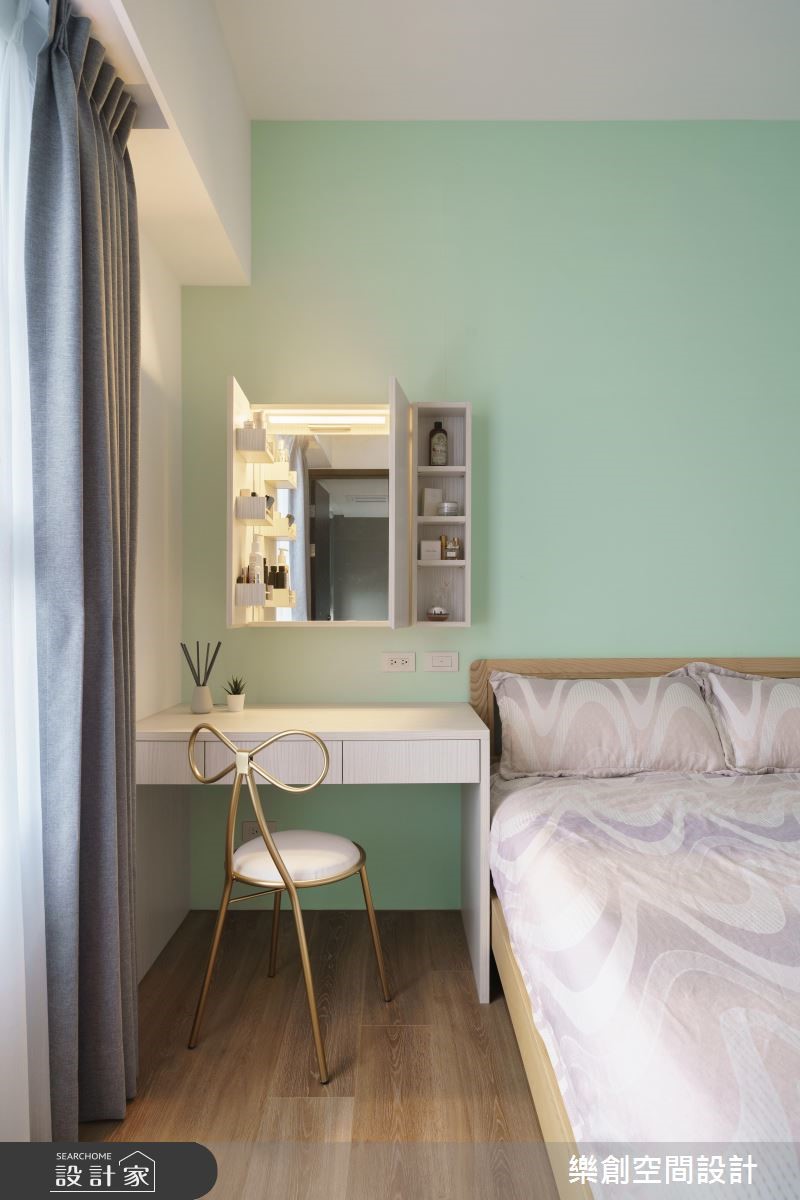 預售屋＿北歐風臥室案例圖片＿樂創空間設計＿樂創_14台中。NaNa&Allen House之17