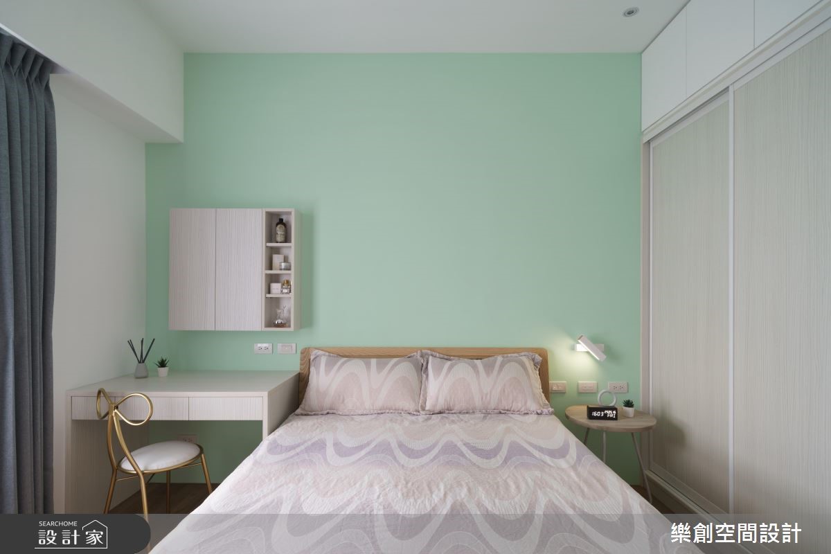 預售屋＿北歐風臥室案例圖片＿樂創空間設計＿樂創_14台中。NaNa&Allen House之14