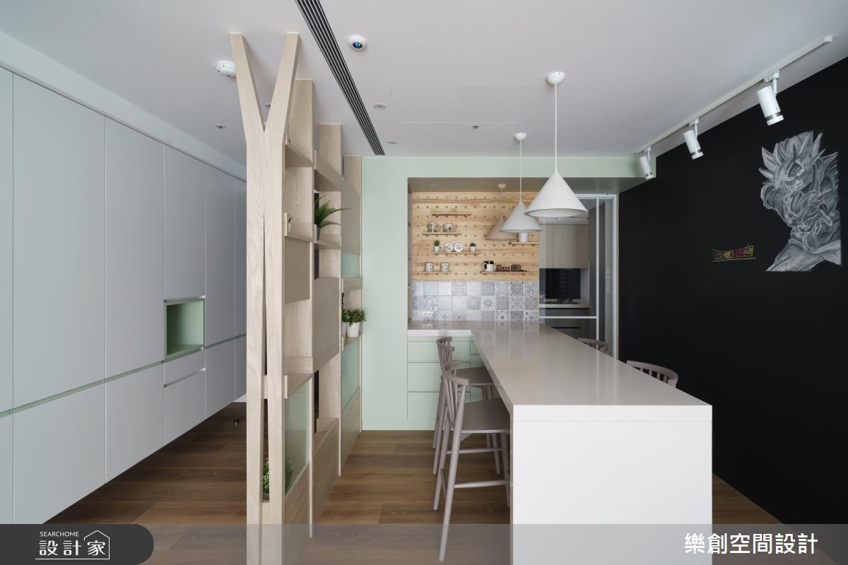 預售屋＿北歐風餐廳案例圖片＿樂創空間設計＿樂創_14台中。NaNa&Allen House之8