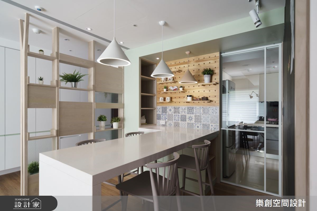 預售屋＿北歐風餐廳案例圖片＿樂創空間設計＿樂創_14台中。NaNa&Allen House之11
