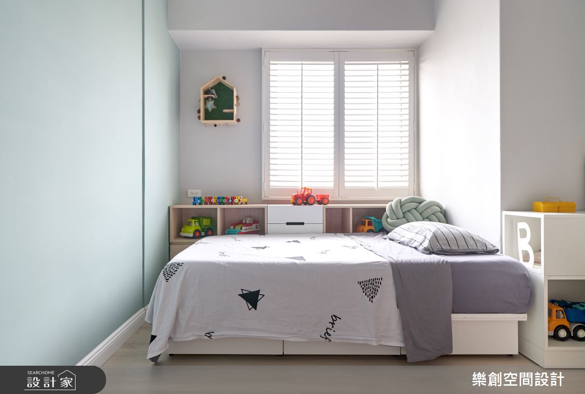 老屋(16~30年)＿北歐風臥室案例圖片＿樂創空間設計＿樂創_15台中。Ray House之16