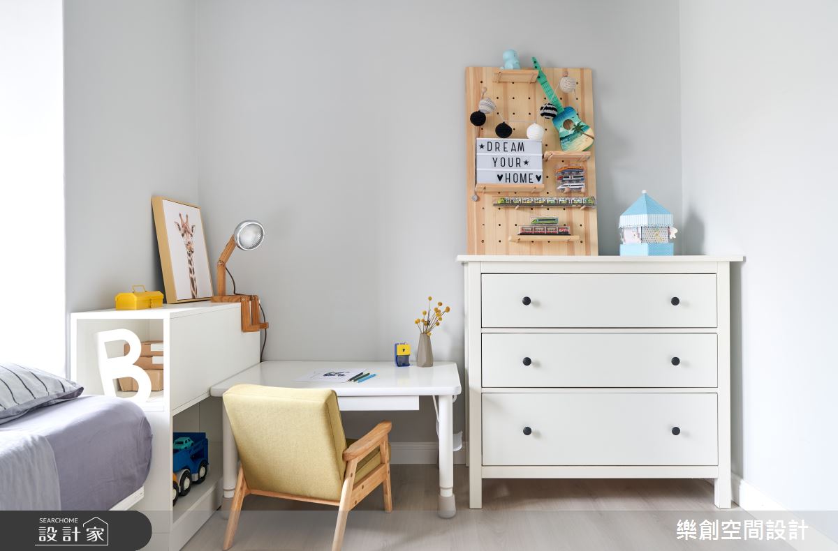 老屋(16~30年)＿北歐風臥室案例圖片＿樂創空間設計＿樂創_15台中。Ray House之17