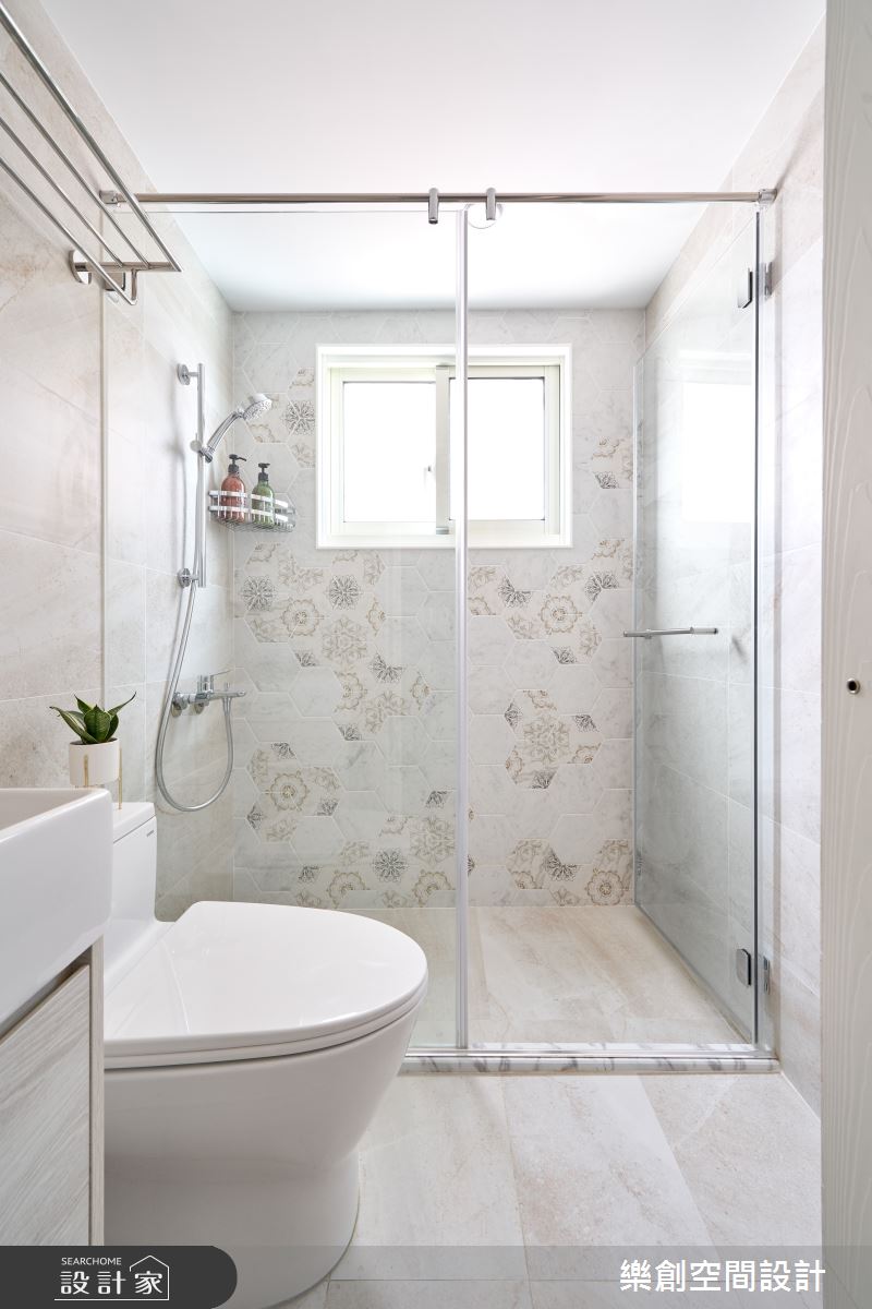 老屋(16~30年)＿北歐風浴室案例圖片＿樂創空間設計＿樂創_15台中。Ray House之21
