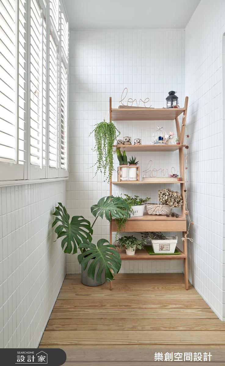 老屋(16~30年)＿北歐風陽台案例圖片＿樂創空間設計＿樂創_15台中。Ray House之23