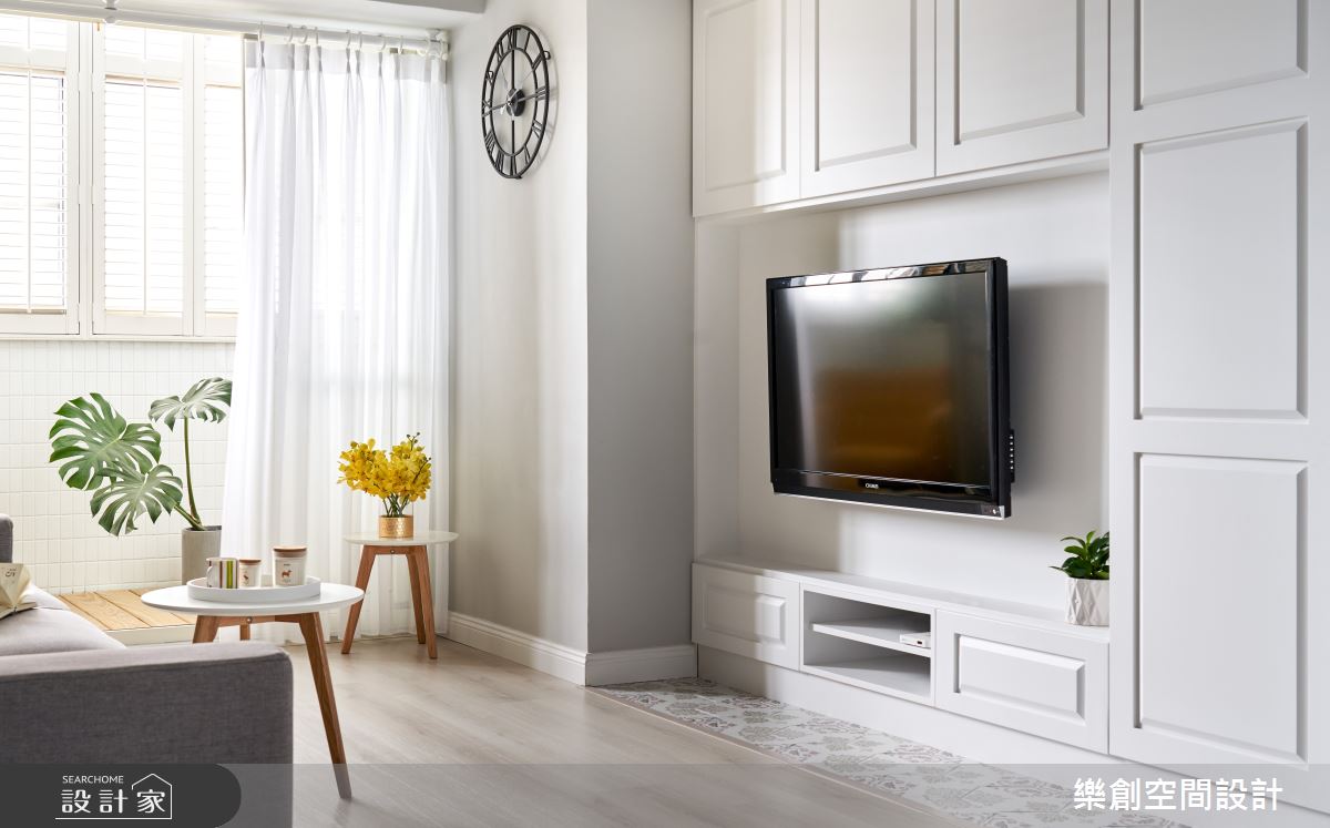 老屋(16~30年)＿北歐風客廳案例圖片＿樂創空間設計＿樂創_15台中。Ray House之3