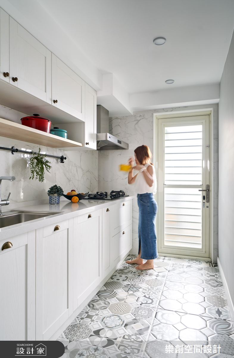 老屋(16~30年)＿北歐風廚房案例圖片＿樂創空間設計＿樂創_15台中。Ray House之10