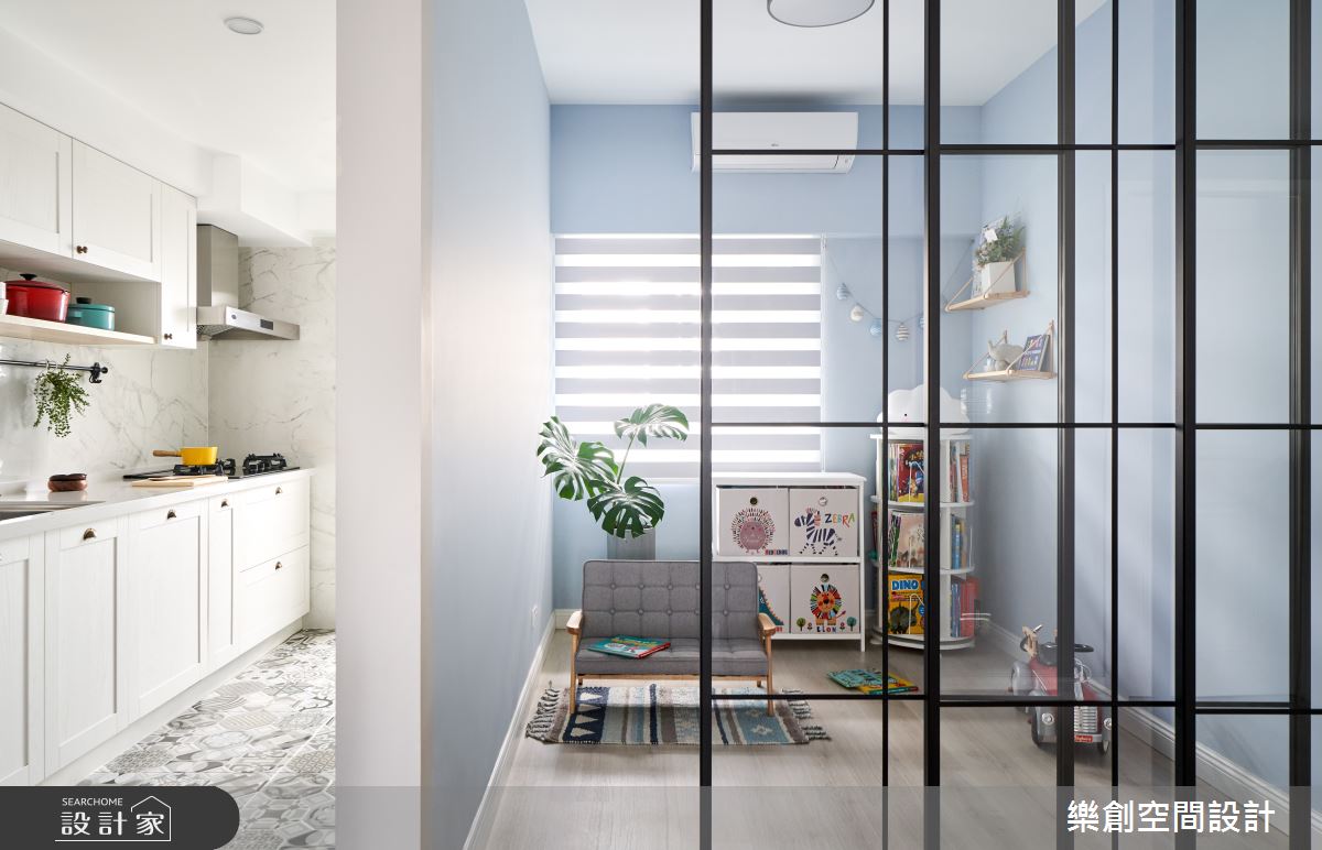 老屋(16~30年)＿北歐風廚房案例圖片＿樂創空間設計＿樂創_15台中。Ray House之14