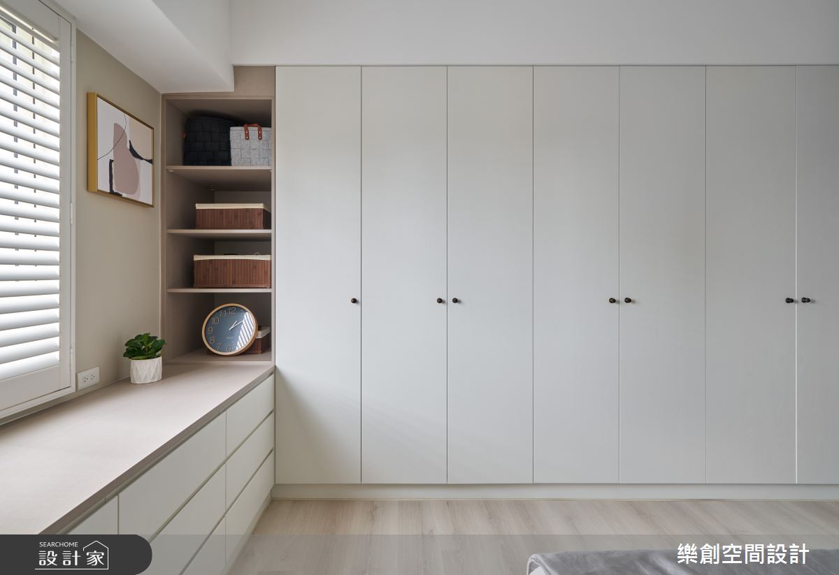 老屋(16~30年)＿北歐風臥室案例圖片＿樂創空間設計＿樂創_15台中。Ray House之20